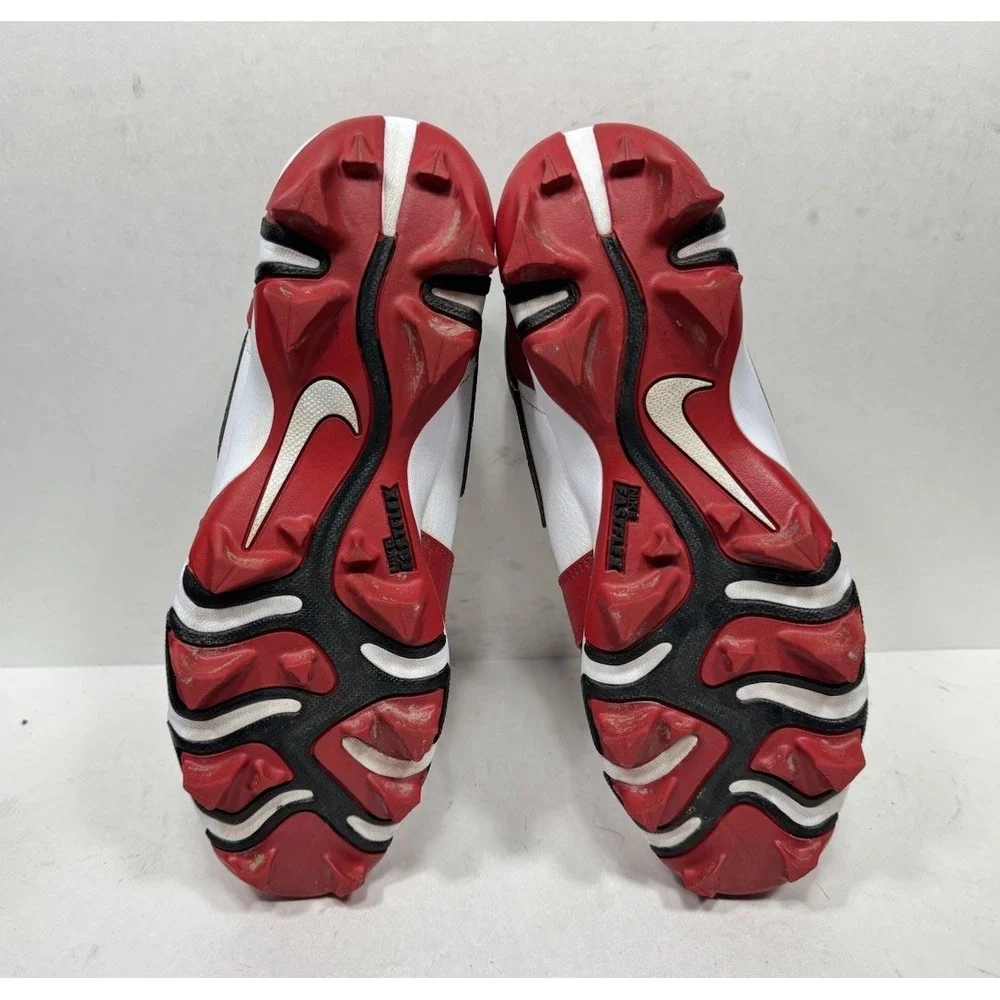 Jordan 1 Mid Cleats Chicago Red HF6883-106 Football‎ Size 6y Shoes Sneakers